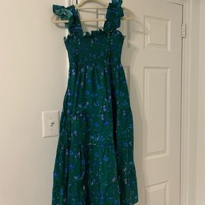 Hill House Home Nap Dress - Emerald Space - Size Small